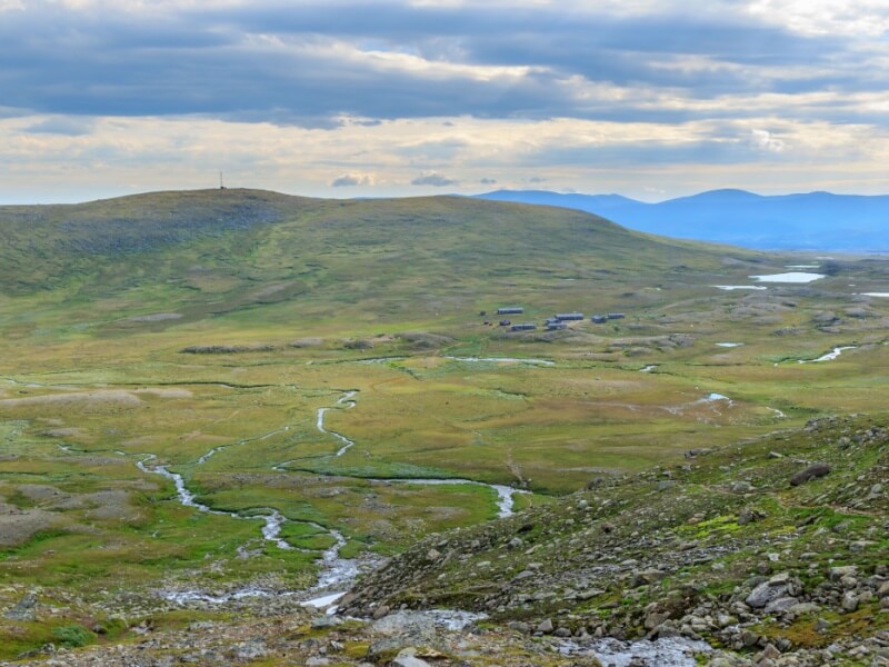 Fjällvandring i Helags